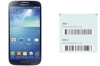 Comment voir le code IMEI dans I9500 Galaxy S4
