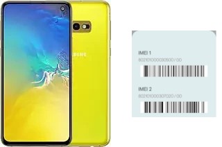 Comment voir le code IMEI dans Galaxy S10e