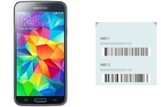 Comment voir le code IMEI dans Galaxy S5 TD-LTE