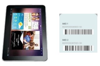 Comment voir le code IMEI dans Galaxy Tab 10.1 P7510