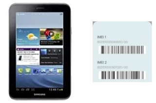 Comment voir le code IMEI dans Galaxy Tab 2 7.0 P3100