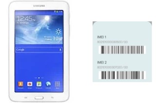Comment voir le code IMEI dans Galaxy Tab 3 Lite 7.0