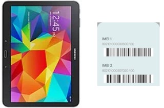 Comment voir le code IMEI dans Galaxy Tab 4 10.1