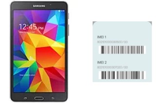 Comment voir le code IMEI dans Galaxy Tab 4 7.0 3G