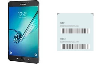Comment voir le code IMEI dans Galaxy Tab S2 8.0
