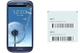 Comment voir le code IMEI dans I9300 Galaxy S III