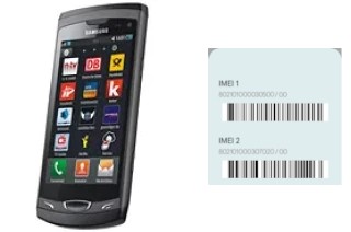 Comment voir le code IMEI dans S8530 Wave II