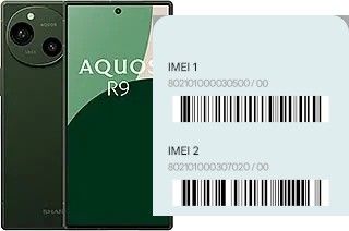 Comment voir le code IMEI dans Aquos R9