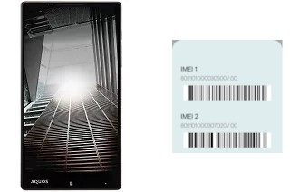 Comment voir le code IMEI dans Aquos Xx