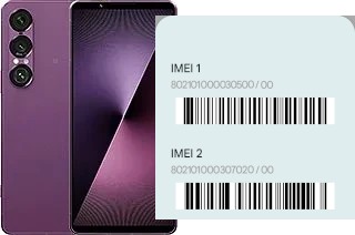 Comment voir le code IMEI dans Xperia 1 VII