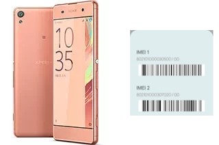 Comment voir le code IMEI dans Xperia XA