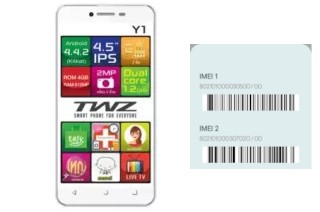 Comment voir le code IMEI dans TWZ Y1