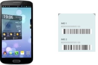 Comment voir le code IMEI dans U650+