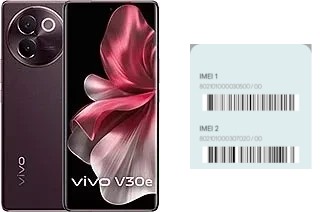 Comment voir le code IMEI dans V30e