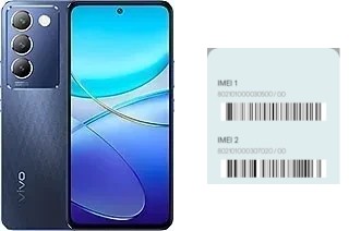 Comment voir le code IMEI dans V30 SE