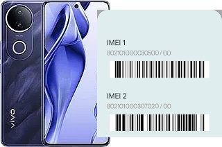 Comment voir le code IMEI dans V50e