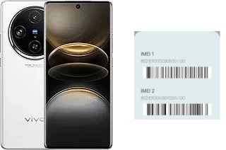 Comment voir le code IMEI dans X100s Pro