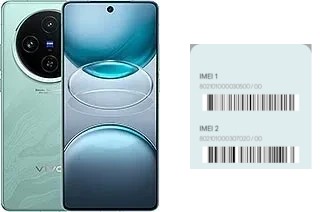 Comment voir le code IMEI dans X100s