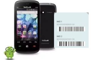 Comment voir le code IMEI dans WellcoM A86