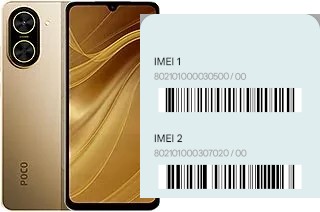 Comment voir le code IMEI dans Poco C71