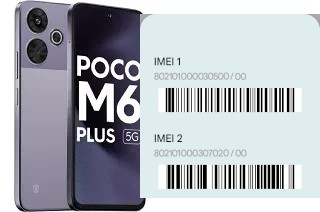Comment voir le code IMEI dans Poco M6 Plus