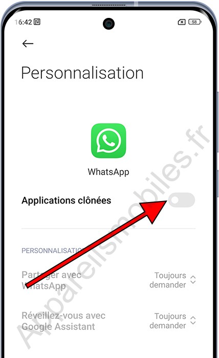 Activer la double application sur Xiaomi
