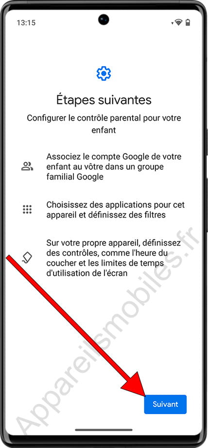 Configurer le contrôle parental sur Android