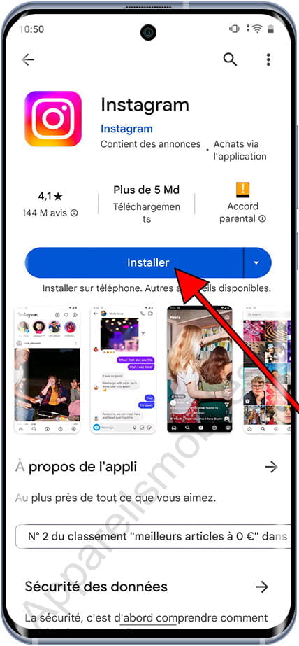 Installer Instagram