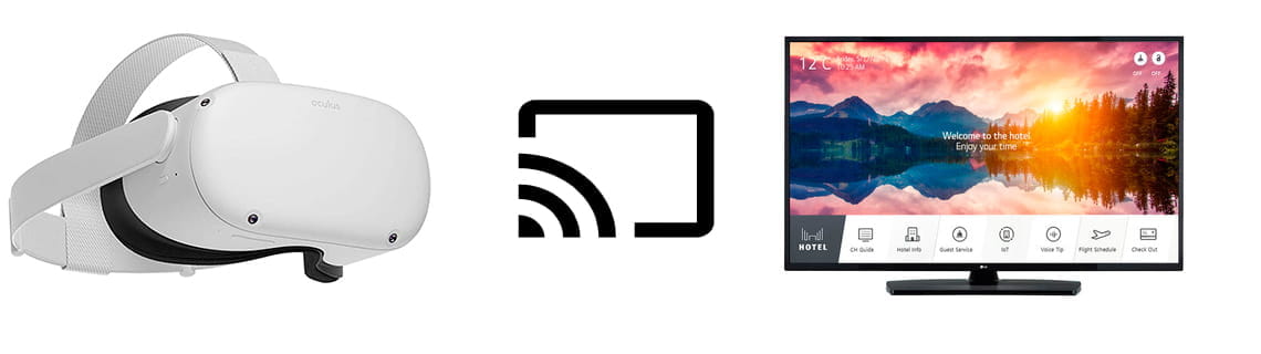 Diffuser sur la télévision à partir de Meta Quest