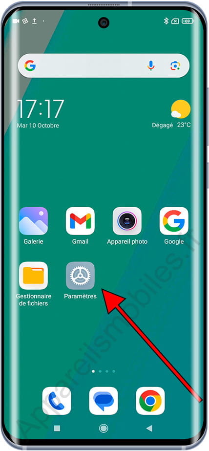 Paramètres du téléphone Xiaomi