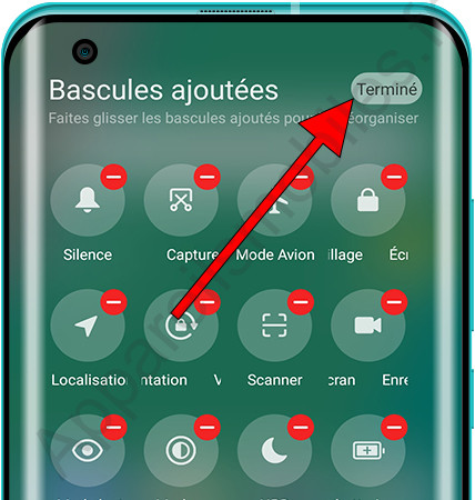 Terminer l'édition des commutateurs Xiaomi