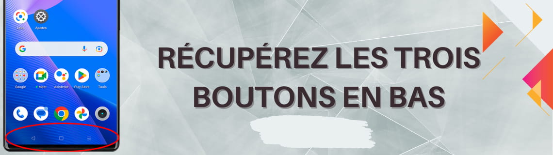 Récupérez les trois boutons en bas