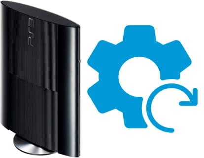 Reset ou formater PS3