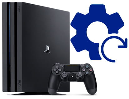 Reset ou formater PS4