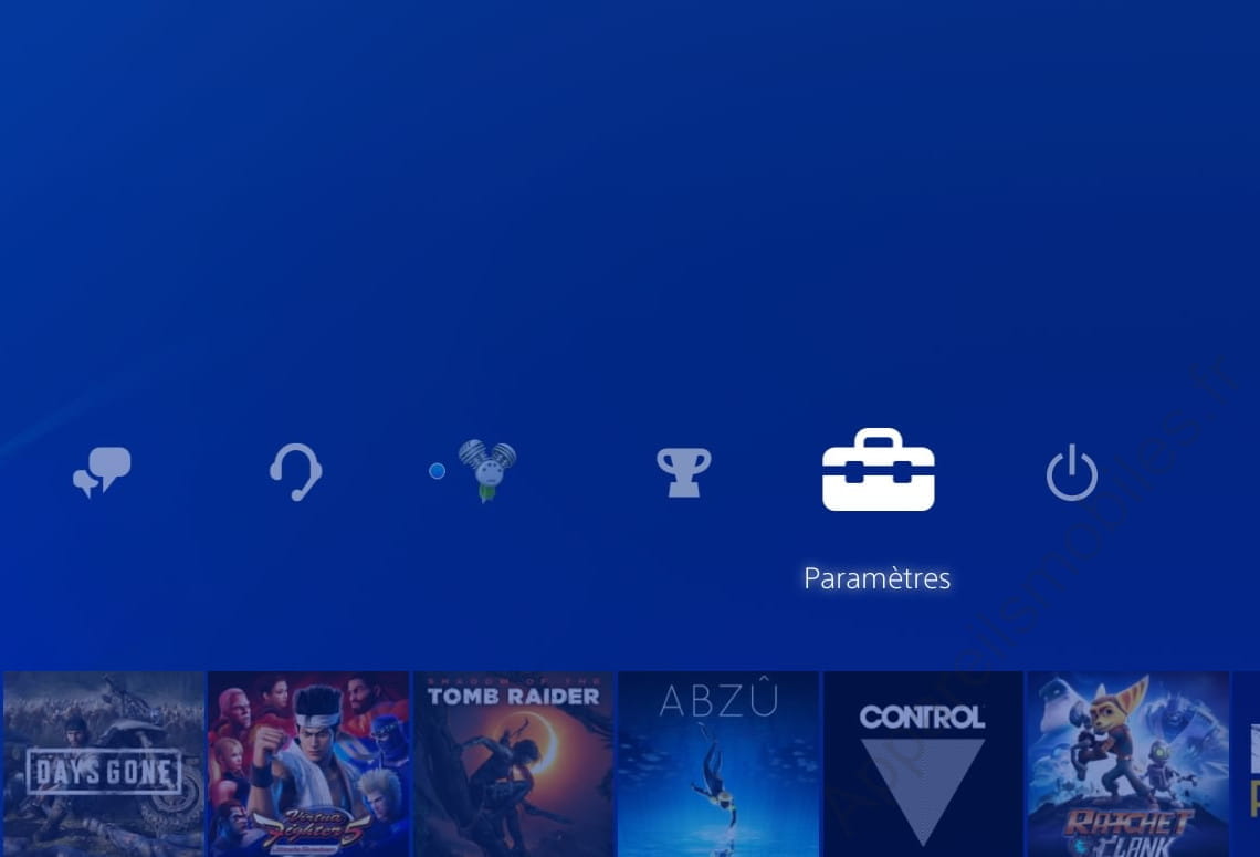 Paramètres PlayStation 4