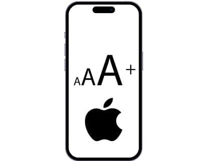 Comment agrandir la taille du texte sur iPhone et iPad