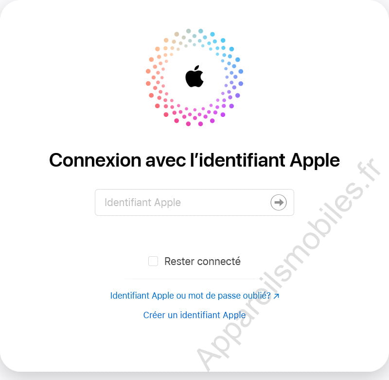 Se connecter à iCloud