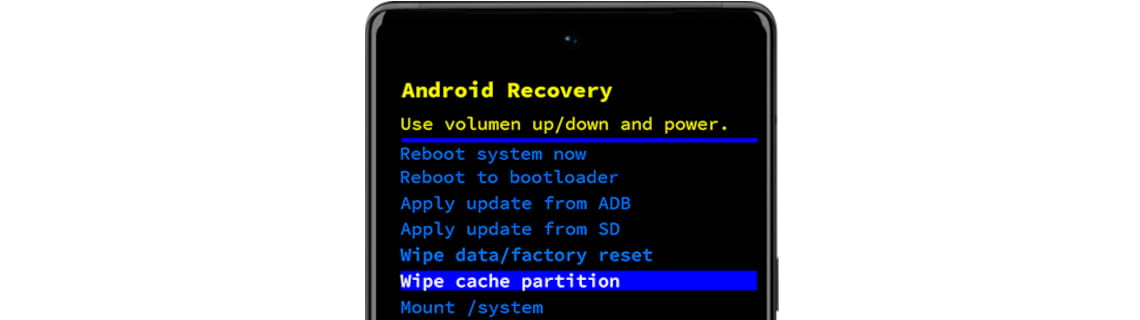 Que signifie Wipe Cache Partition ?