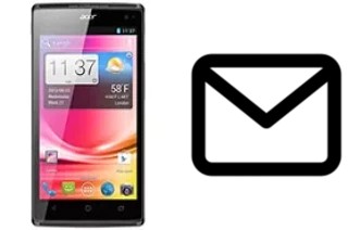 Configurer le courrier dans Acer Liquid Z500