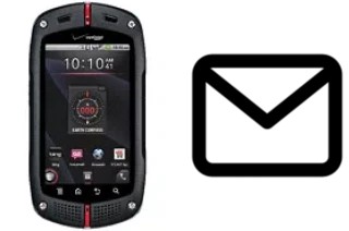 Configurer le courrier dans Casio G'zOne Commando