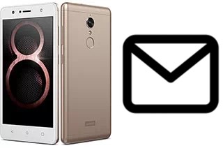Configurer le courrier dans Lenovo K8