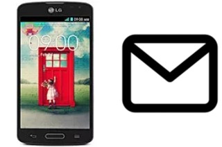 Configurer le courrier dans LG F70 D315