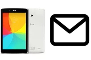 Configurer le courrier dans LG G Pad 8.0