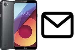 Configurer le courrier dans LG Q6+