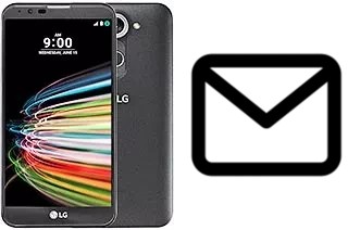 Configurer le courrier dans LG X mach