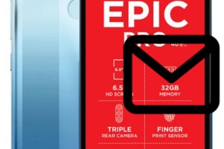 Configurer le courrier dans Mobicel Epic Pro