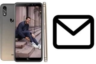 Configurer le courrier dans Mobicel Fame