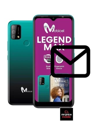 Configurer le courrier dans Mobicel Legend Max