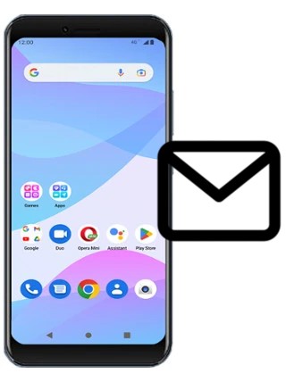 Configurer le courrier dans Mobicel PX10