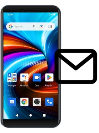 Configurer le courrier dans Mobicel PX9